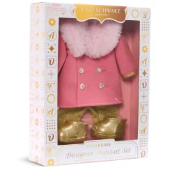 Toy Doll Designer Peacoat Set