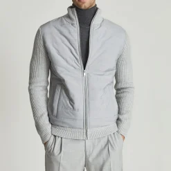 Trainer Hybrid Zip-Through Sweater