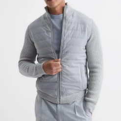 Trainer Hybrid Zip-Through Sweater