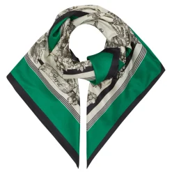 Tree Print Square Scarf