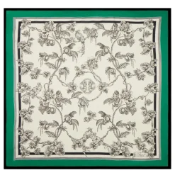 Tree Print Square Scarf