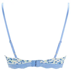 Triangle Lace Blueberry Print Bralette