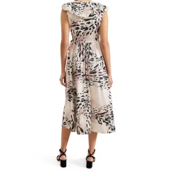 Trix Leopard Wrap Dress