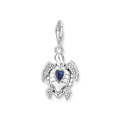 Turtle Sterling Silver Charm Pendant