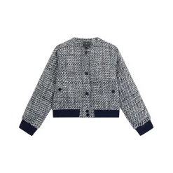 Tweed Bomber Jacket