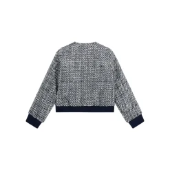 Tweed Bomber Jacket