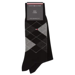 Two-Pack Check Socks