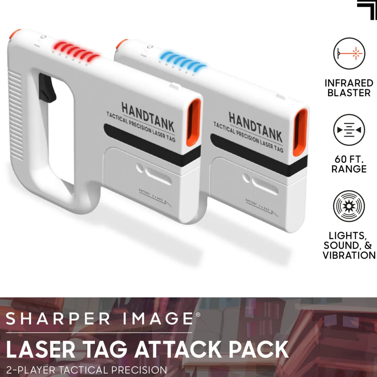 Two-Player Laser Tag Attack Pack
