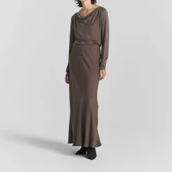 Tyne Satin Skirt