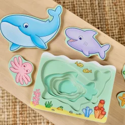 Under The Sea: Wooden Nesting Puzzle