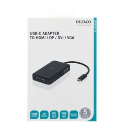 USB-C Display Adaptor HDMI DVi VGA USB