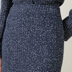 Vatilar Bouclé Knit Pencil Skirt