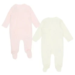 Velour Babygrow Two-Piece Set