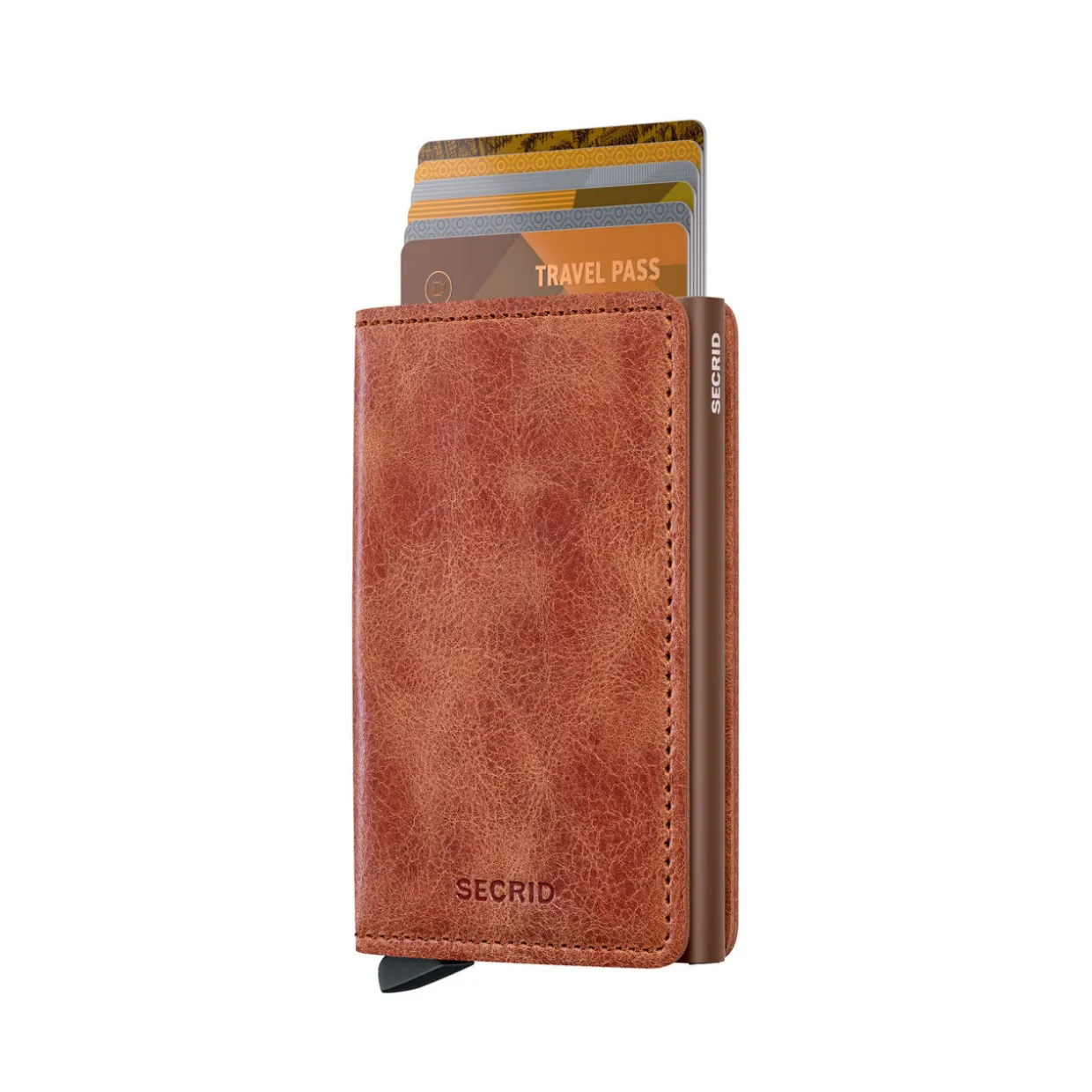Vintage Leather Slim Wallet