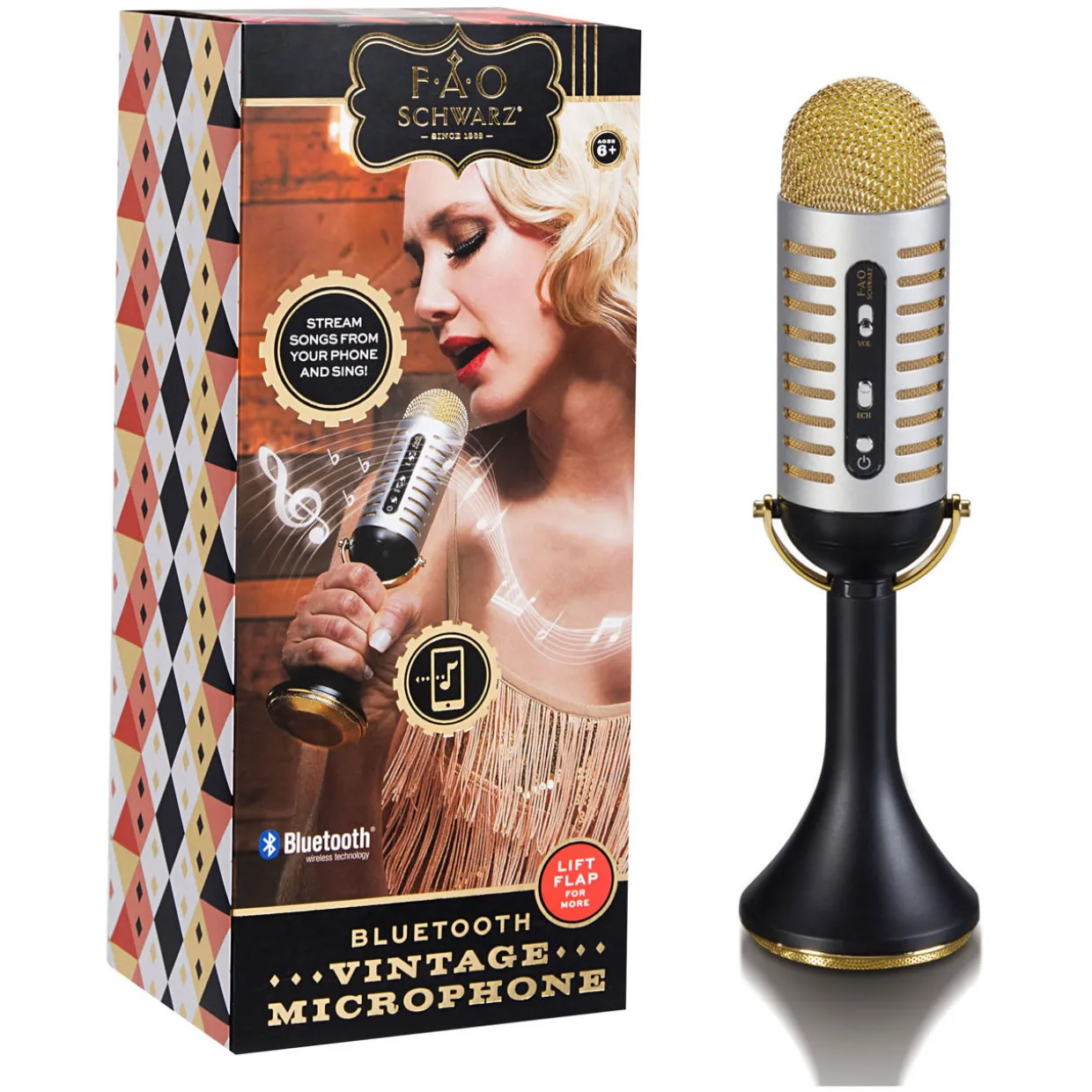 Vintage Musical Bluetooth Microphone