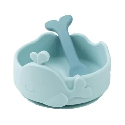 Wally Silicone Bowl & Baby Spoon Set