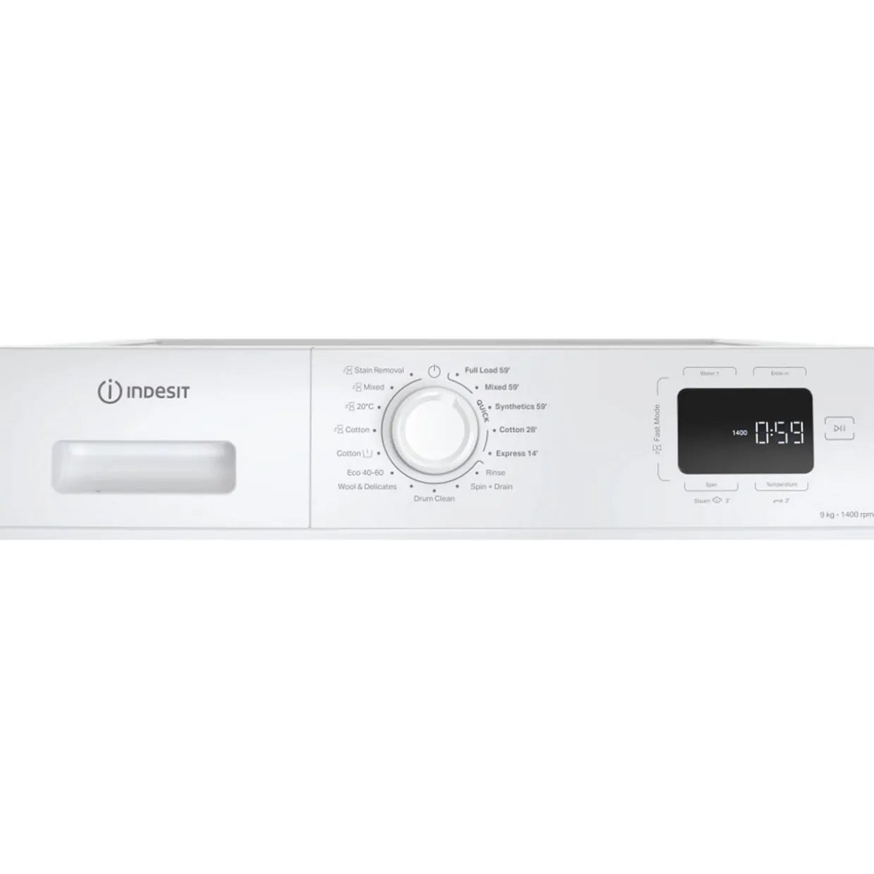 Washer 9kg 1400 RPM White