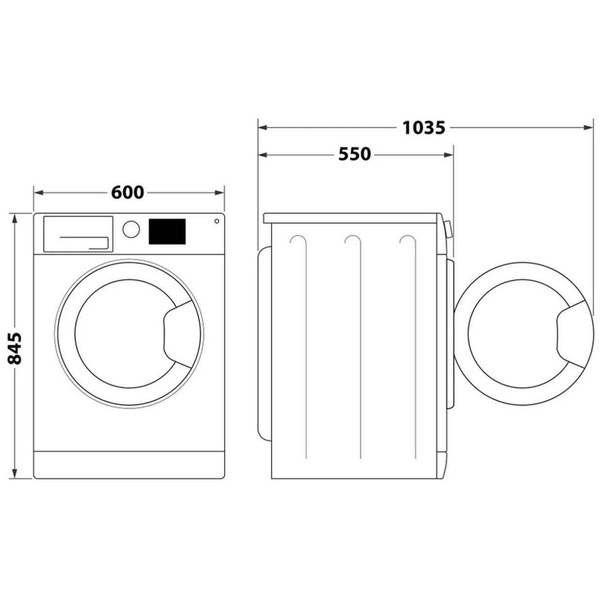 Washer 9kg 1400 RPM White