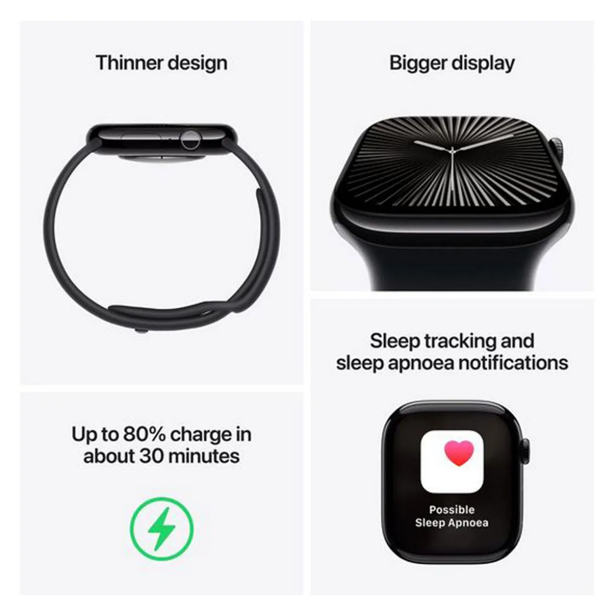 Watch 10 42mm Jet Black Sport Loop