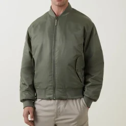 Water-Repellent Bomber Jacket
