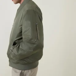 Water-Repellent Bomber Jacket
