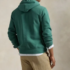West Village Bear Logo Drawstring Hoodie