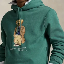 West Village Bear Logo Drawstring Hoodie