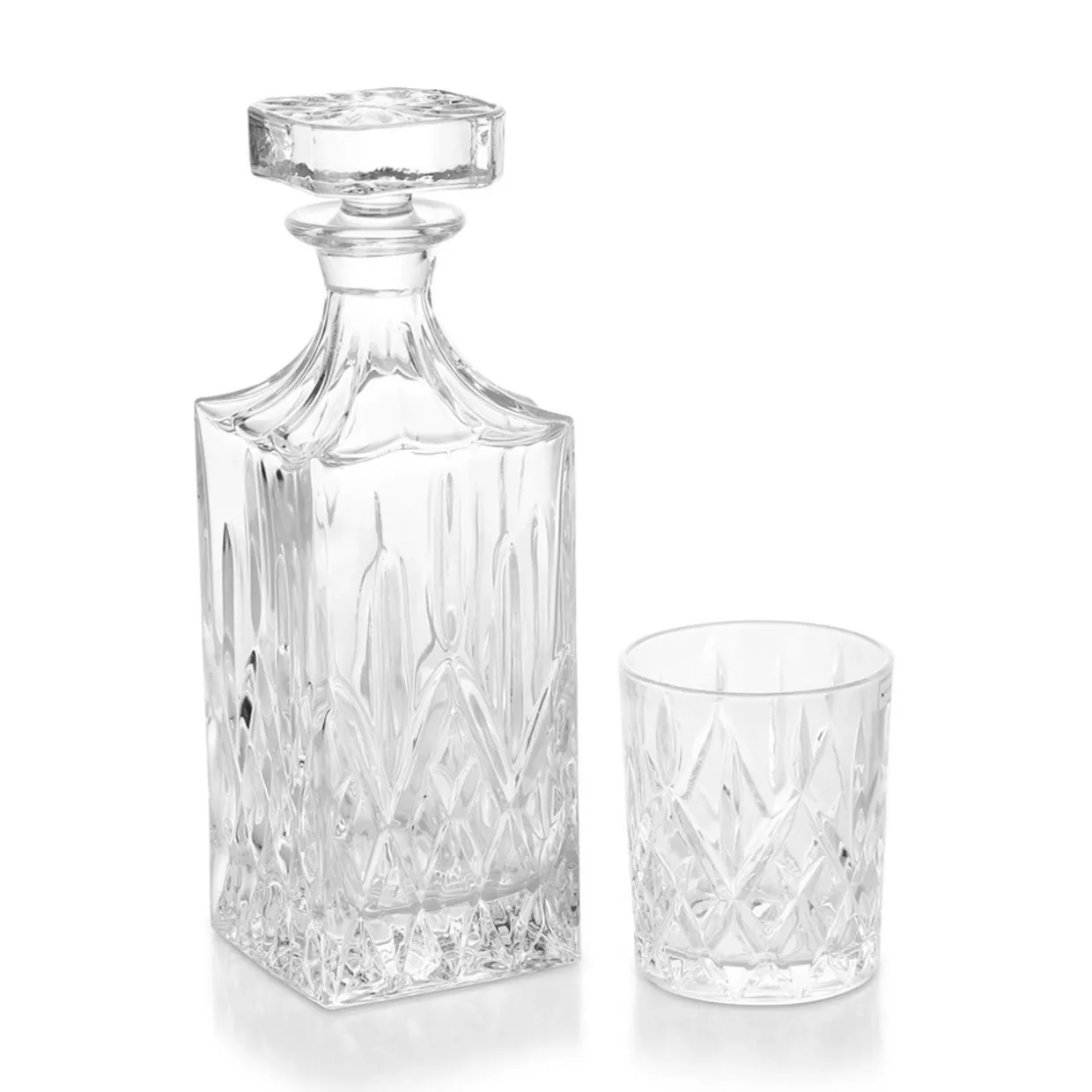 Whiskey Decanter & Whiskey Glasses 7-Piece Set