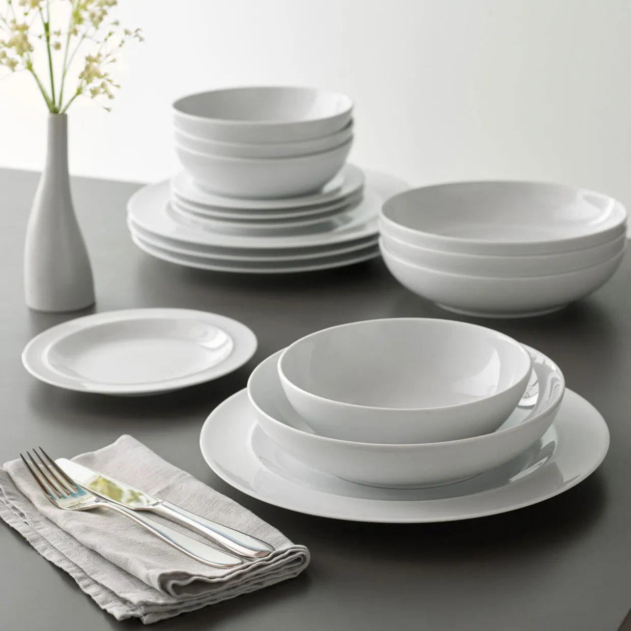 White By Denby 16 Piece Tableware Set
