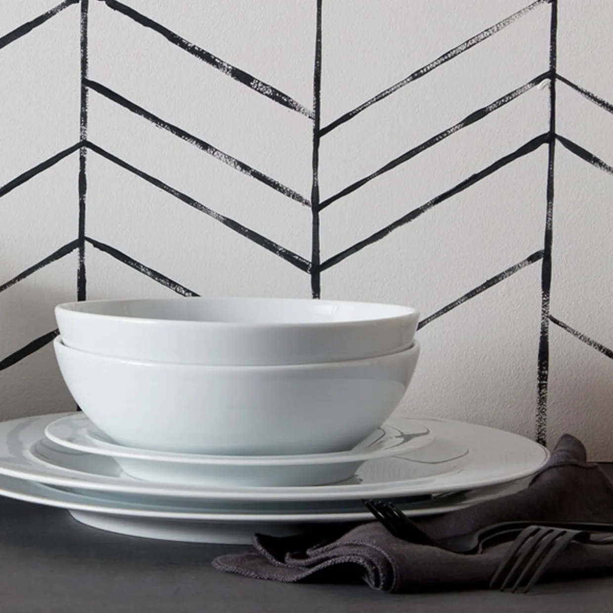 White By Denby 12-Piece Tableware Set