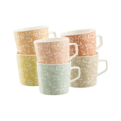 White Willow Mugs Set of Six