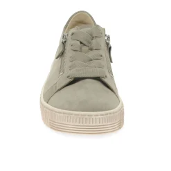 Wisdom Side-Zip Lace-Up Trainers