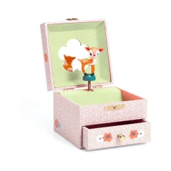 Wood Fawn Music Box