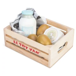 Wooden Eggs And Dairy Crate