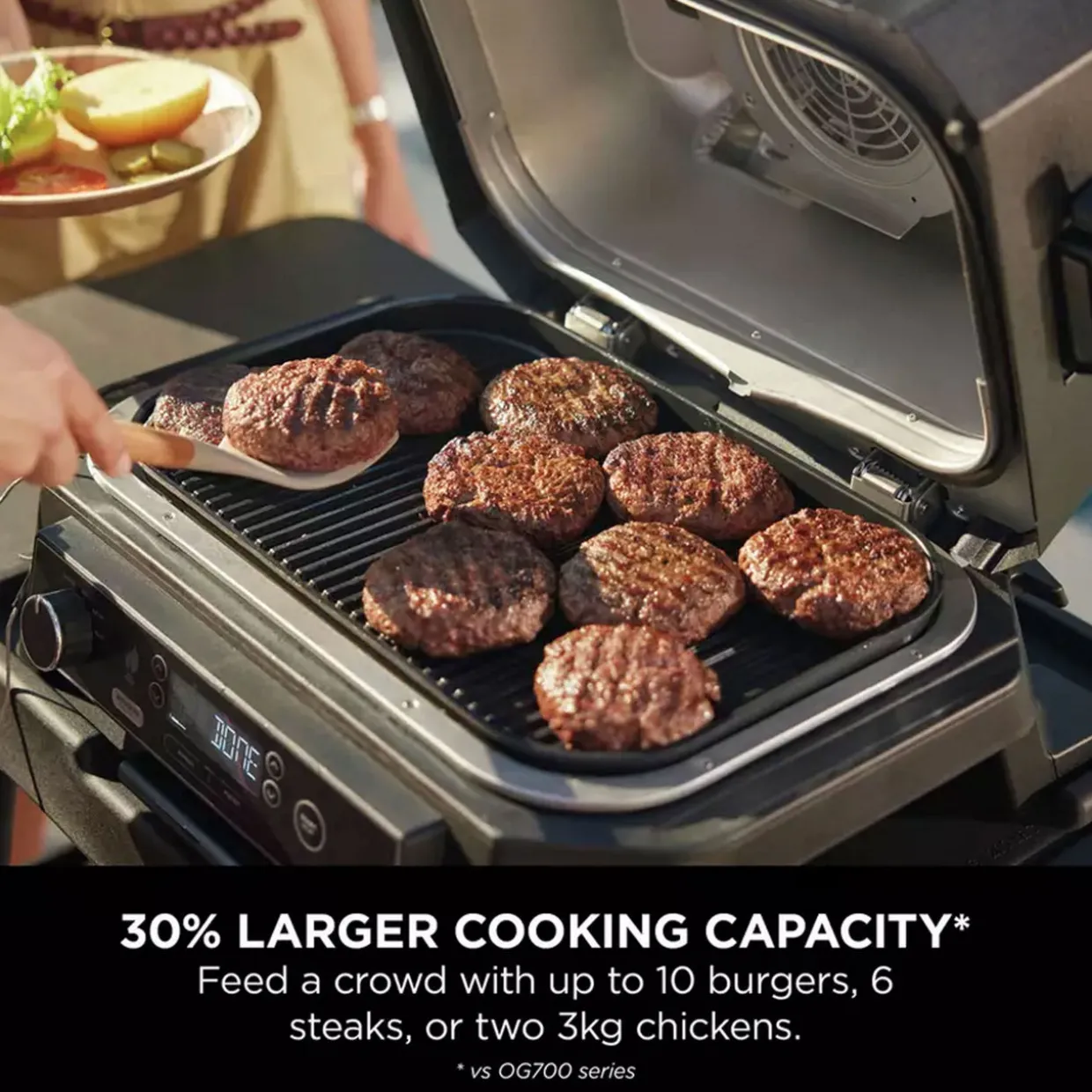 Woodfire Pro XL Electric BBQ Grill & Smoker with Smart Cook