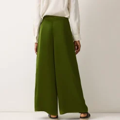 Wrap Palazzo Wide Leg Trousers