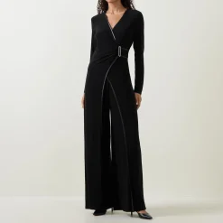 Wrap Wide Leg Jumpsuit