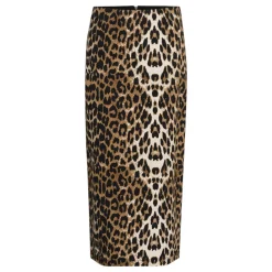 Xala Leopard Pencil Skirt