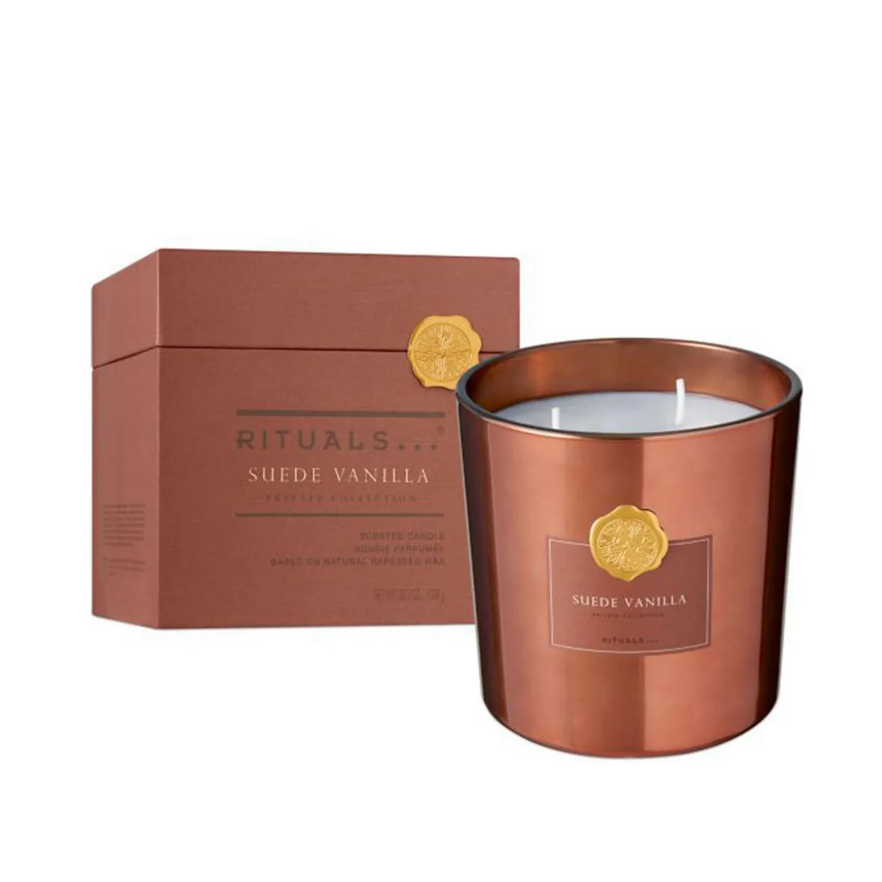 XL Suede Vanilla Scented Candle