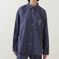 Yew Striped Pyjama Shirt