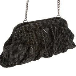 Zaline Mesh Rhinestone Clutch