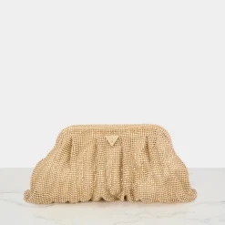 Zaline Mesh Rhinestone Clutch