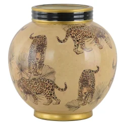 Zanzibar Leopard Vase