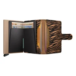 Zebra Leather Mini Wallet