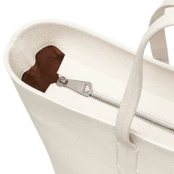 Zipped East West Tote Bag