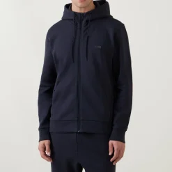 Zip-Up Logo Hoodie