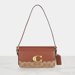 Zoe Logo Shoulder Bag