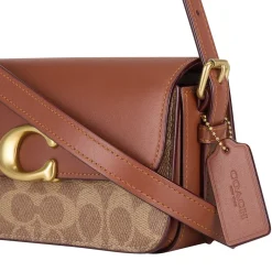 Zoe Logo Shoulder Bag
