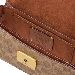 Zoe Logo Shoulder Bag